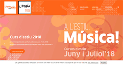 Desktop Screenshot of escolademusica.com