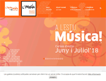 Tablet Screenshot of escolademusica.com